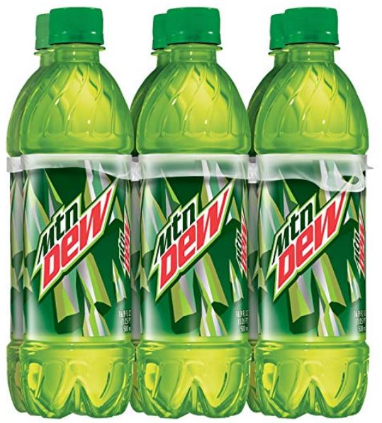 Back in stock! Pantry Stock up on Mt Dew Bottles!