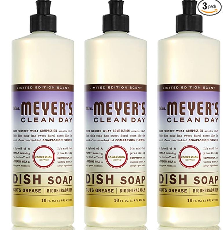 35% off Mrs. Meyers 3-pack Dish Soap Coupon!