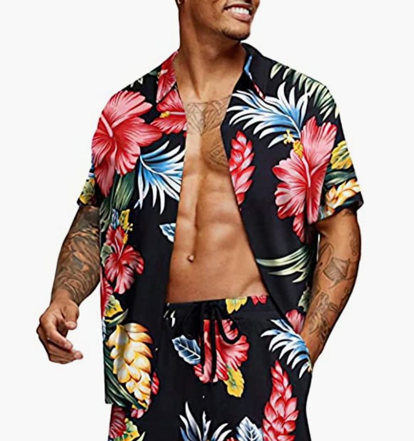 Tropical Vacation Short Set only $6 after coupon!
