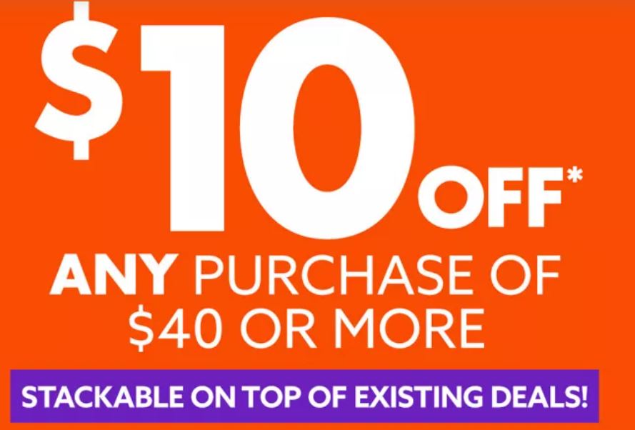 Big Lots 10 off 40 online or instore w/ coupon!