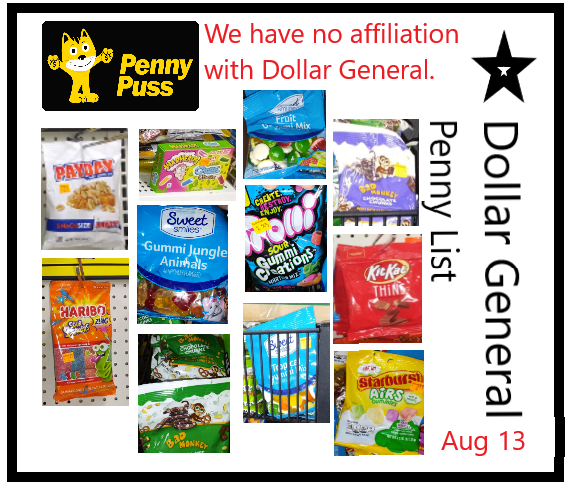 Dollar General Penny List And Clearance Markdown For Aug 13
