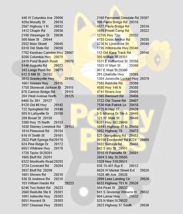 Dollar General Discontinued Frozen Penny Locations (Zip codes 01030 ...