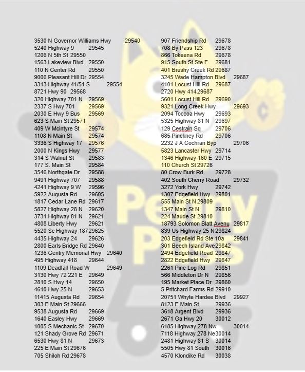 Dollar General Discontinued Frozen Penny Locations (Zip codes 01030 ...