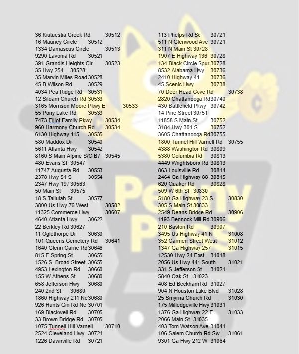 Dollar General Discontinued Frozen Penny Locations (Zip codes 01030 ...