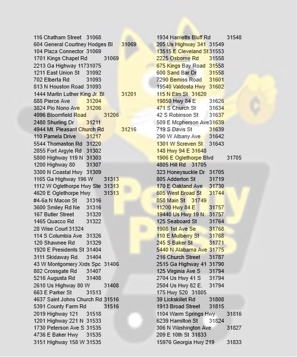 Dollar General Discontinued Frozen Penny Locations (Zip codes 01030 ...
