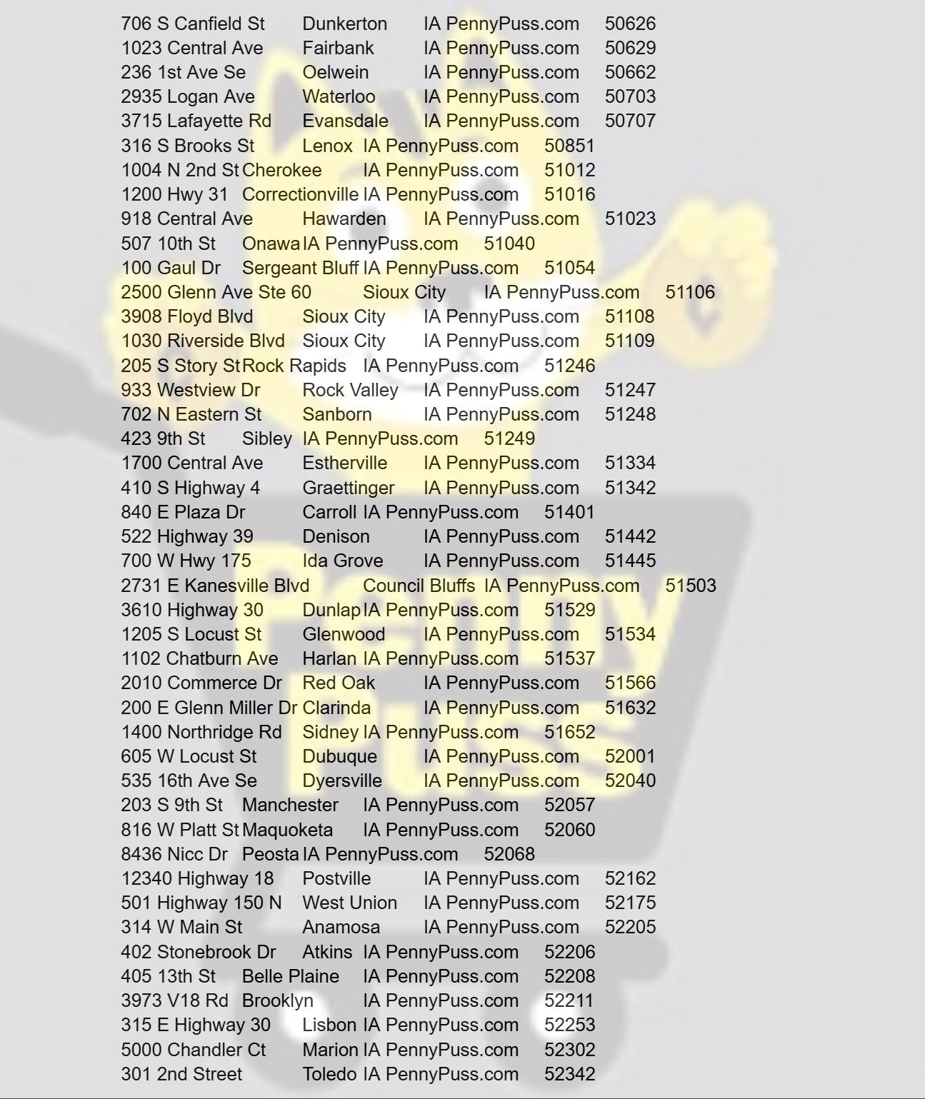 Iowa and Idaho Dollar General penny list locations for cooler reset YMMV